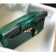 Hermes Birkin 25cm Bag In Green Embossed Crocodile Leather