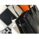 Hermes Birkin 30cm Bag In Black Embossed Crocodile Leather