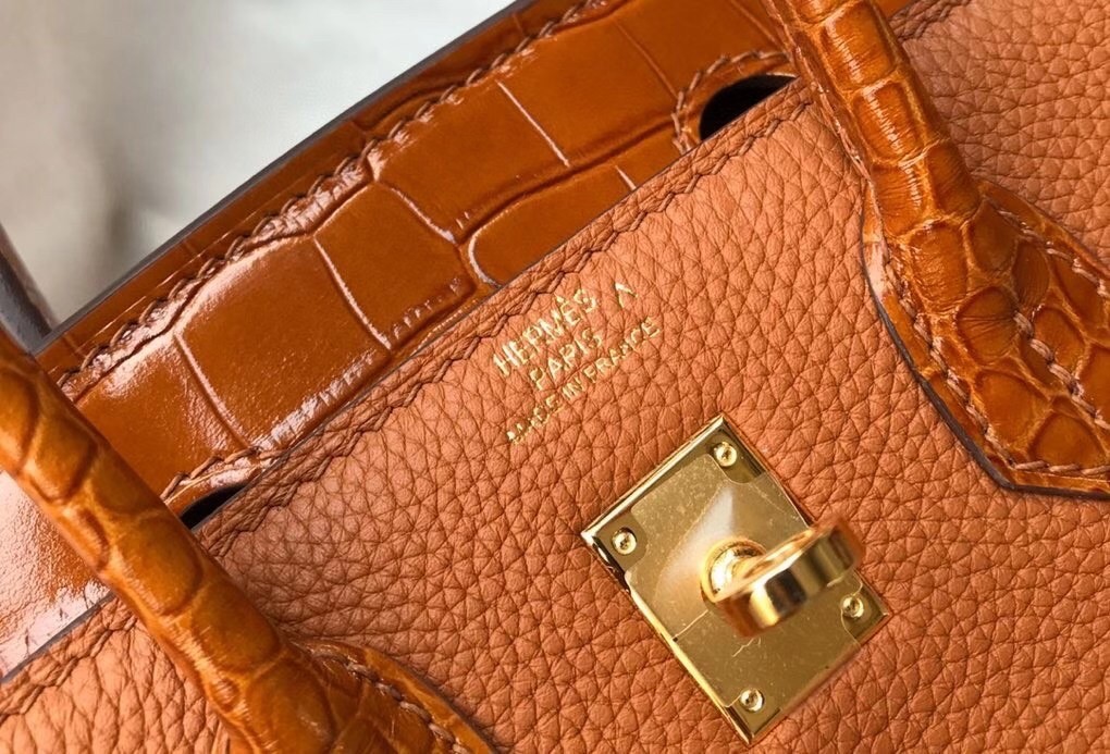 Hermes Touch Birkin 25cm Limited Edition Gold Bag