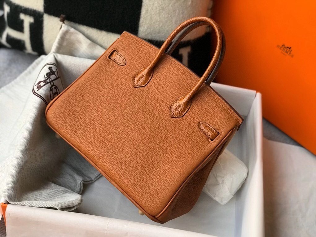 Hermes Touch Birkin 25cm Limited Edition Gold Bag