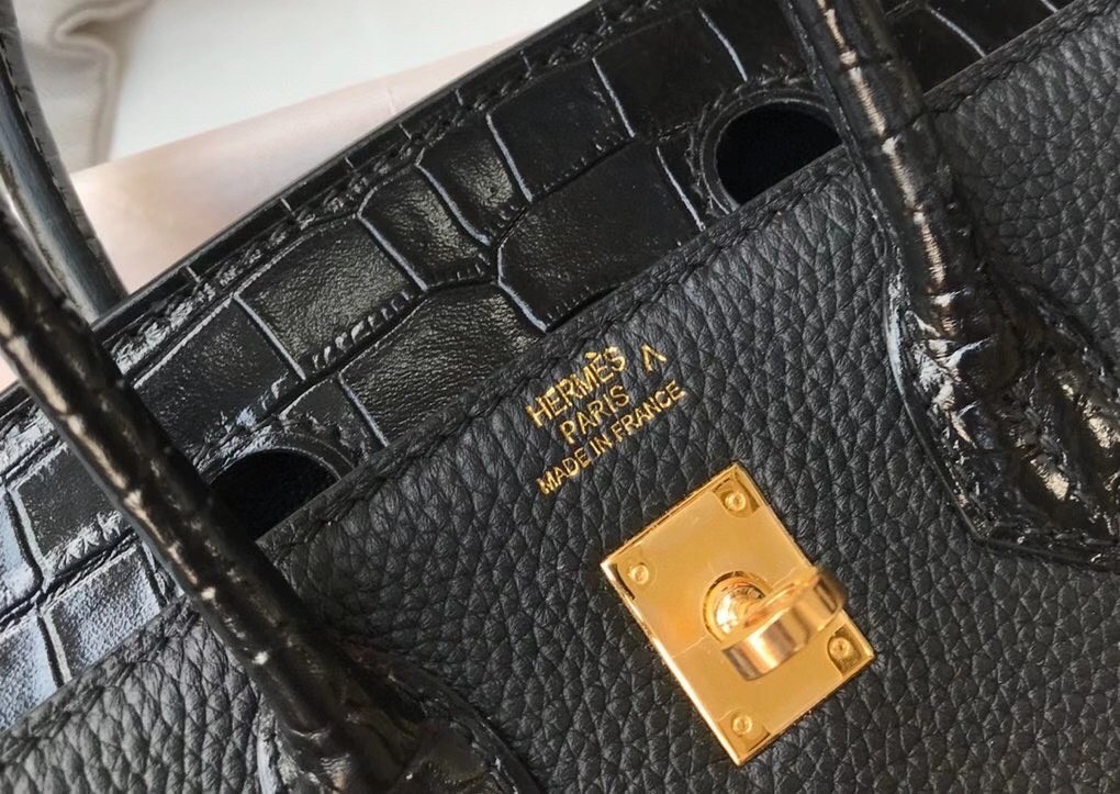 Hermes Touch Birkin 25cm Limited Edition Black Bag