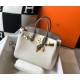 Hermes Touch Birkin 30cm Limited Edition White Bag