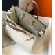 Hermes Touch Birkin 30cm Limited Edition White Bag