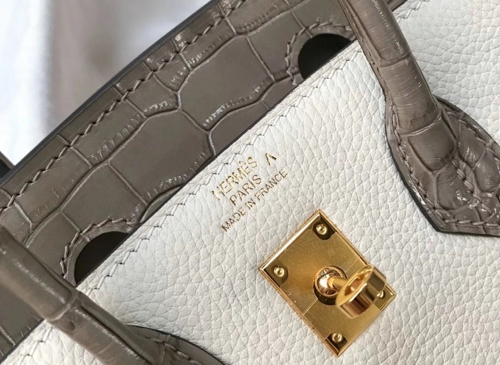 Hermes Touch Birkin 25cm Limited Edition White Bag