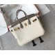 Hermes Touch Birkin 25cm Limited Edition White Bag