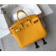 Hermes Touch Birkin 25cm Limited Edition Yellow Bag