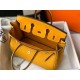 Hermes Touch Birkin 25cm Limited Edition Yellow Bag