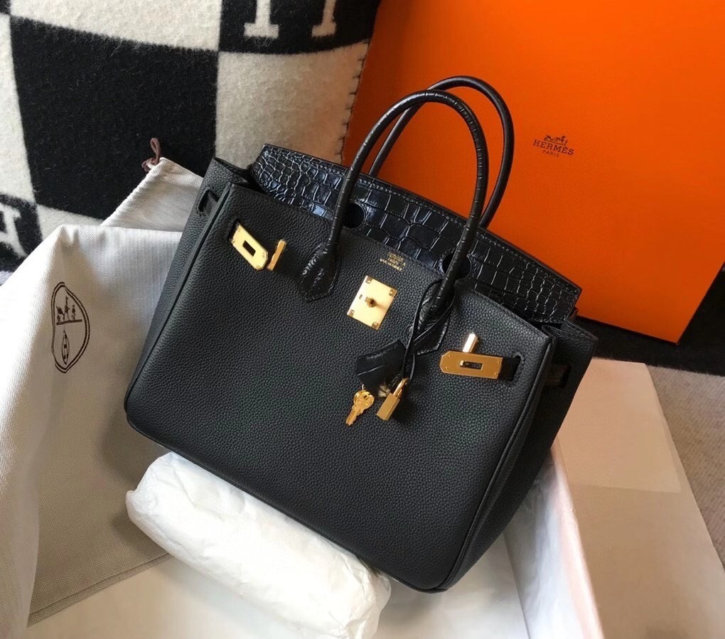 Hermes Touch Birkin 30cm Limited Edition Black Bag