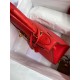 Hermes Red Ostrich Kelly 28cm Handmade Bag