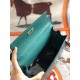 Hermes Vert Vertigo Ostrich Kelly 25cm Handmade Bag