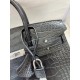 Hermes Black Birkin 25cm Matte Alligator Crocodile Skin Bag