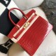 Hermes Red Birkin 30cm Crocodile Niloticus Shiny Bag