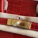 Hermes Red Birkin 30cm Crocodile Niloticus Shiny Bag