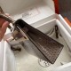 Hermes Taupe Grey Alligator Crocodile Kelly Mini II Handmade Bag