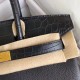 Hermes Black Touch Birkin 30cm Bag Matte Niloticus Crocodile Skin