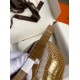 Hermes Constance 24cm Bag In Light Brown Alligator Crocodile Skin