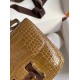 Hermes Constance 24cm Bag In Light Brown Alligator Crocodile Skin