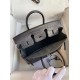 Hermes Dark Grey Birkin 25cm Matte Alligator Crocodile Skin Bag