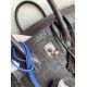 Hermes Dark Grey Birkin 25cm Matte Alligator Crocodile Skin Bag