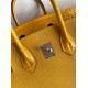 Hermes Yellow Touch Birkin 30cm Bag Shiny Niloticus Crocodile Skin