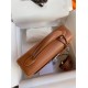 Hermes Brown Picnic Kelly 28cm Wicker Bag