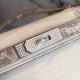 Hermes Diamond Kelly Cut Clutch In Himalaya Niloticus Crocodile Skin