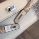 Hermes Diamond Kelly Cut Clutch In Himalaya Niloticus Crocodile Skin