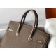 Hermes Touch Birkin 25cm Limited Edition Taupe Bag