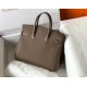 Hermes Touch Birkin 25cm Limited Edition Taupe Bag