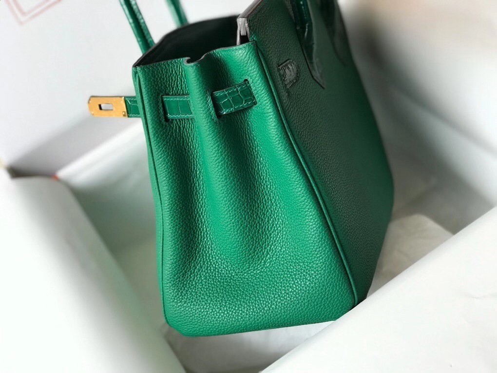 Hermes Touch Birkin 30cm Limited Edition Green Bag