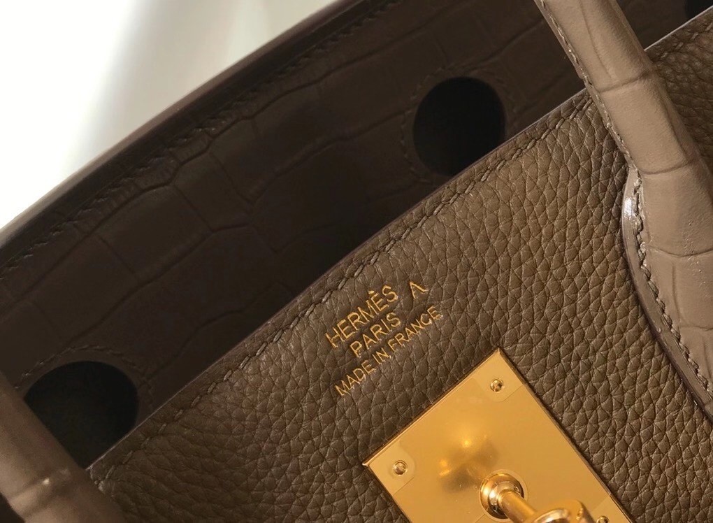 Hermes Touch Birkin 30cm Limited Edition Taupe Bag