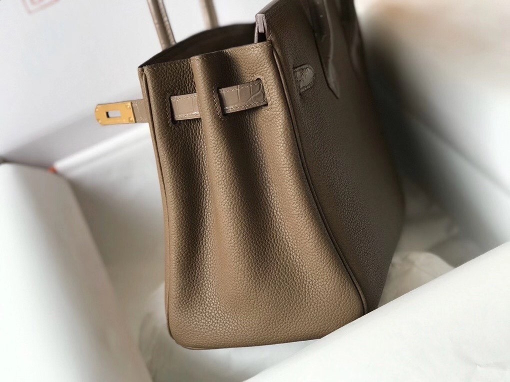 Hermes Touch Birkin 30cm Limited Edition Taupe Bag