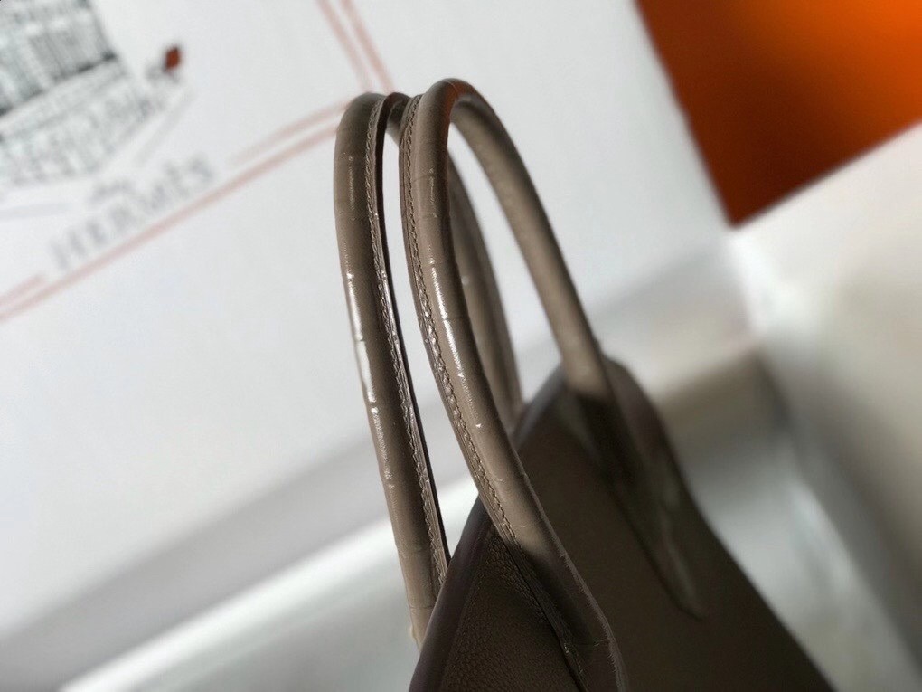 Hermes Touch Birkin 30cm Limited Edition Taupe Bag