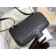 Hermes Mini Constance 18cm Bag In Black Alligator Crocodile Skin