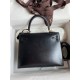 Hermes Kelly Sellier 25 Handmade Bag In Black Box Calfskin