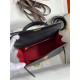 Hermes Kelly Sellier 25 Handmade Bag In Black Mysore Goatskin