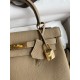 Hermes Kelly Retourne 25 Handmade Bag In Trench Clemence Leather