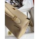 Hermes Kelly Retourne 25 Handmade Bag In Trench Clemence Leather