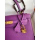 Hermes Epsom Kelly 25cm Sellier Handmade Anemone Bag