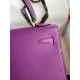 Hermes Epsom Kelly 25cm Sellier Handmade Anemone Bag