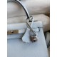 Hermes Epsom Kelly 25cm Sellier Handmade Blue Brume Bag