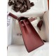 Hermes Epsom Kelly 25cm Sellier Handmade Bordeaux Baga