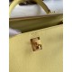 Hermes Epsom Kelly 25cm Sellier Handmade Jaune Poussin Bag