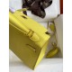 Hermes Epsom Kelly 25cm Sellier Handmade Lime Bag