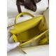 Hermes Epsom Kelly 25cm Sellier Handmade Lime Bag