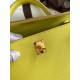 Hermes Epsom Kelly 25cm Sellier Handmade Lime Bag