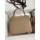 Hermes Kelly Sellier 25 Handmade Bag In Trench Epsom Calfskin