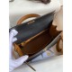 Hermes Kelly Sellier 25 Bicolor Bag in Black and Gold Epsom Calfskin