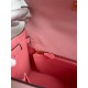 Hermes Kelly Sellier 25 Bicolor Bag in Rose Confetti and Lipstick Mysore Goatskin