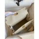 Hermes Kelly Sellier 28 Handmade Bag In Craie Epsom Calfskin